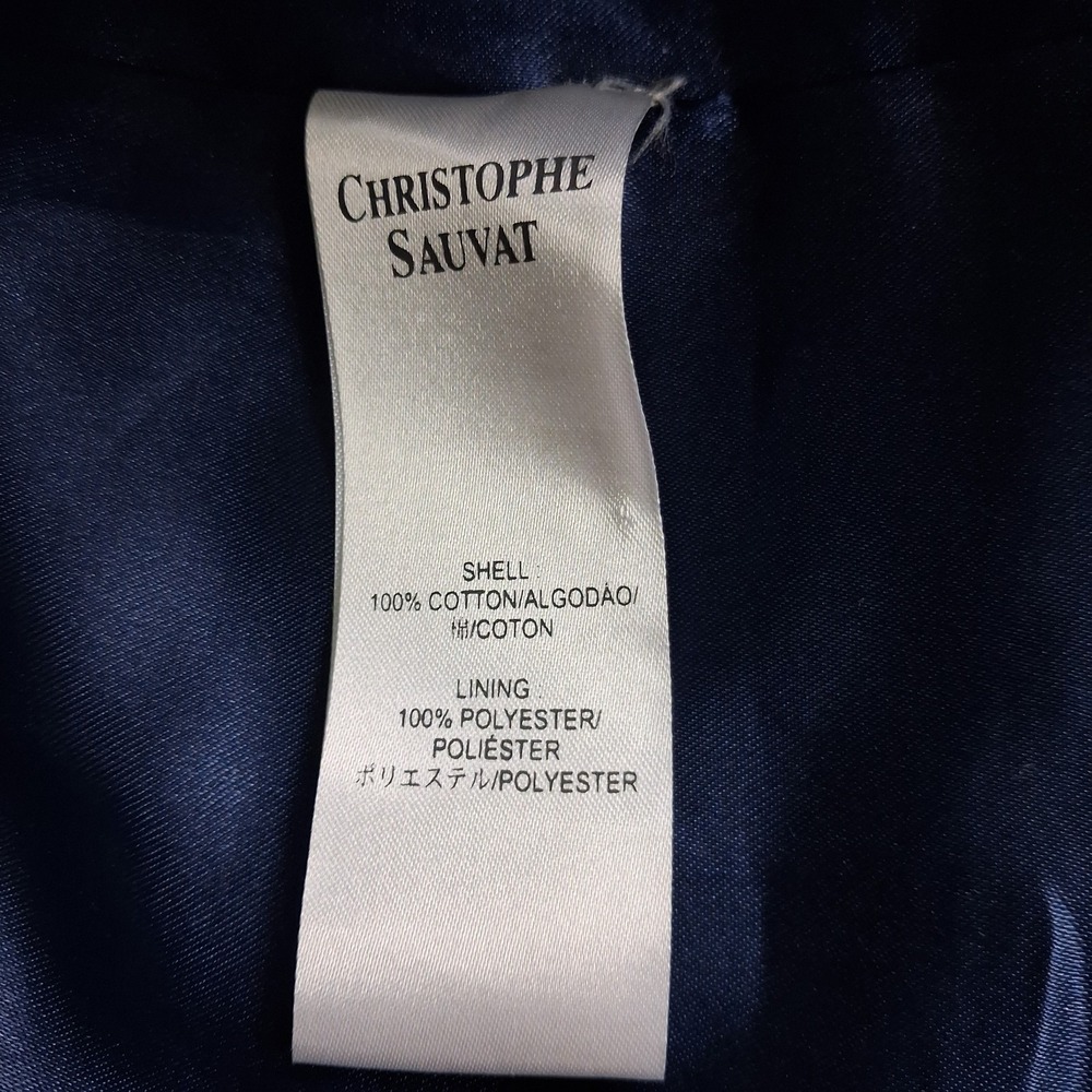 CHRISTOPHE SAUVAT Embroidered Multicolor Cropped Jacket - Picture 3 of 16